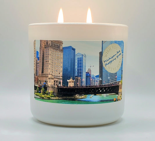 Michigan Ave Chicago - Soy Candle Essential Oil 12 oz.